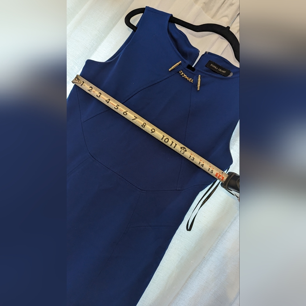 Cobalt blue body con dress size 10